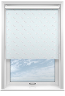Little Lambs, Baby Blue - Roller Blind